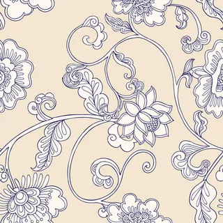 花卉唯美手绘花朵面料纹理手机壳布料面料印花服装矢量图案素材