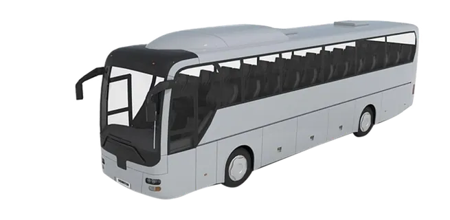 大巴车卡通简笔