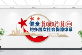 社保局建设标语文化墙