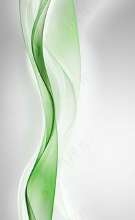 绿色绚丽曲线背景图片