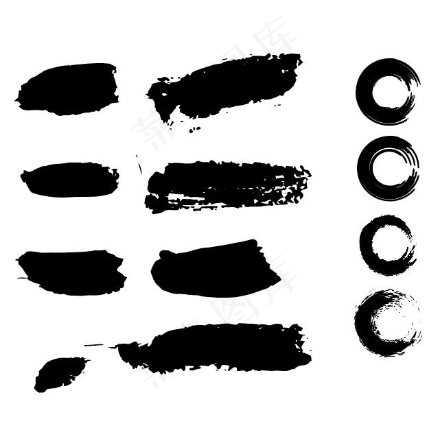 笔触 笔画 毛笔