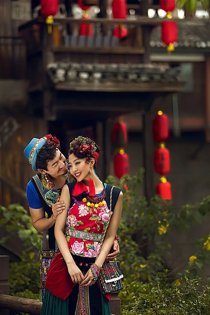 甜蜜恋人浪漫外拍图片