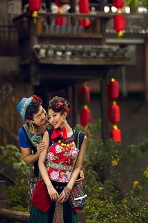 甜蜜恋人浪漫外拍图片