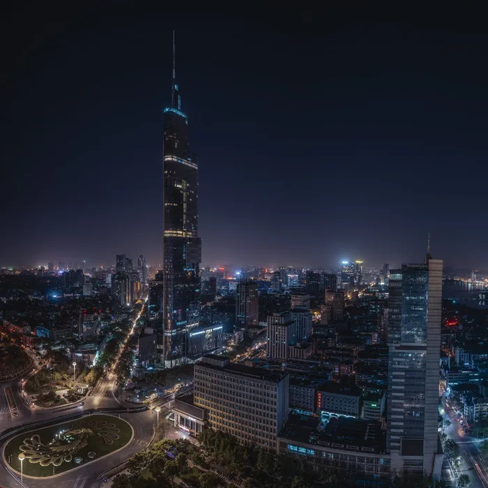 高清唯美城市夜景风景