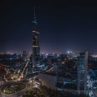 高清唯美城市夜景风景
