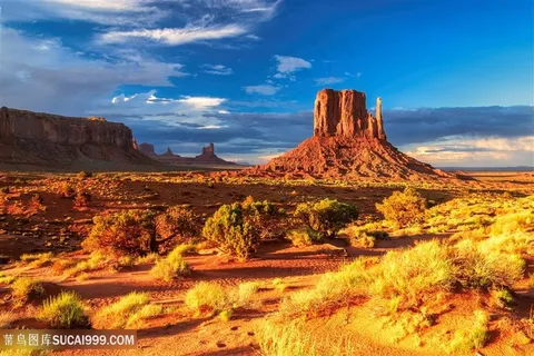 美丽的黄石公园景色高清图片