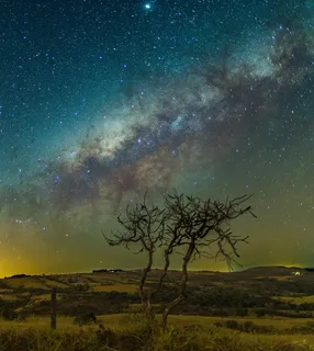 黑色星空摄影素材