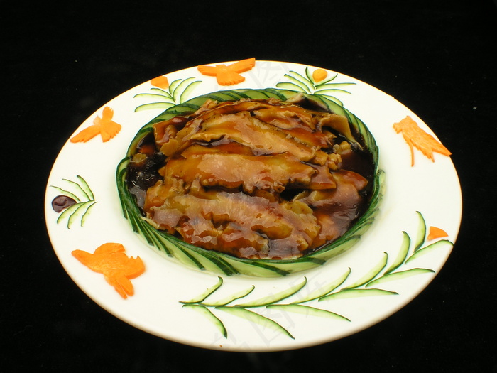 2531葱烧梅花参_