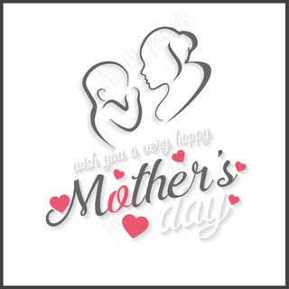 感恩母亲节字体  