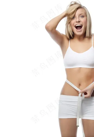 减肥瘦身了的美女