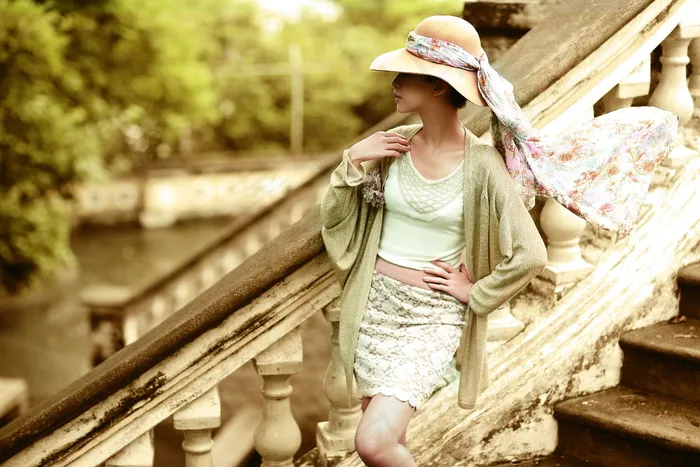 韩国街头美女图片