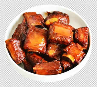 红烧排骨免扣素材