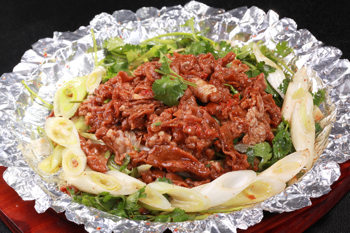 铁板羊肉