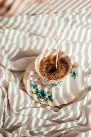 黑色美味咖啡摄影素材