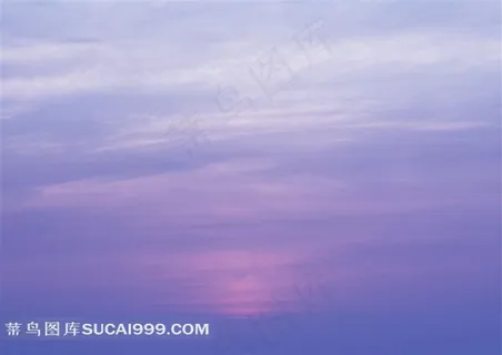 蓝色紫色灰色渐变天空霞光