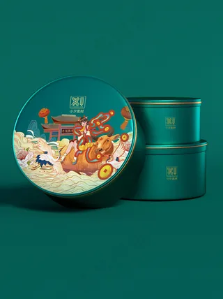 国潮风中式文创智能样机