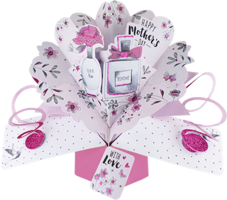 母亲节花束礼物纸片