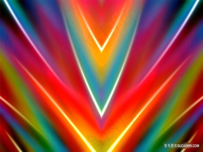 多彩鲜艳动感箭头渐变背景图片