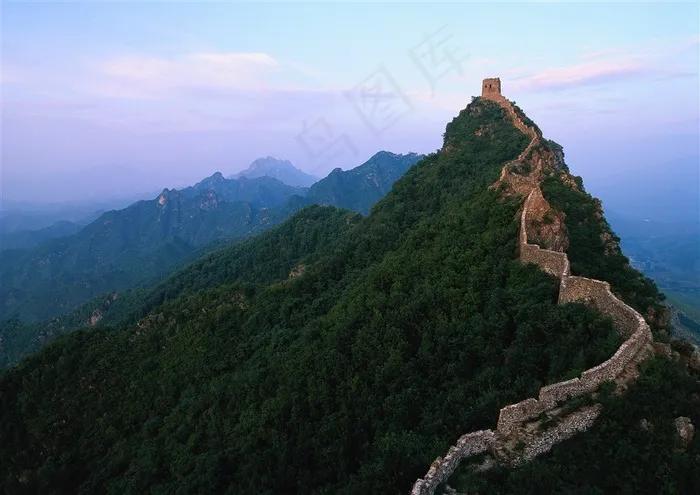 万里长城自然景观摄影图片