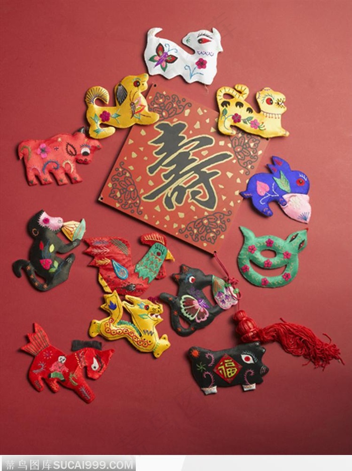 中华传统工艺品十二生肖