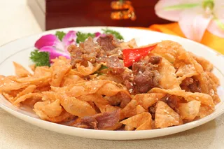 脆饼羊肉18元 (4)