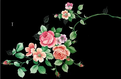 设计花鸟花卉背景墙