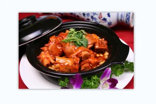 黄焖酱香猪蹄猪手图片