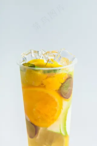清凉夏日夏天饮品摄影图片