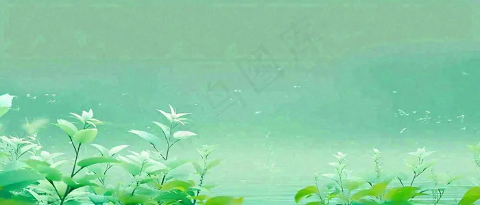 春天河面湖面花草意境古风，春分谷雨(1680x720)