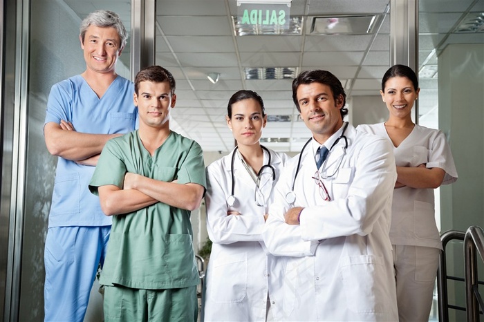 医疗团队男女人物高清图片