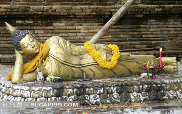 躺着的佛像图片