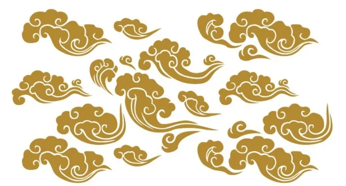 祥云素材图片ai矢量模版下载