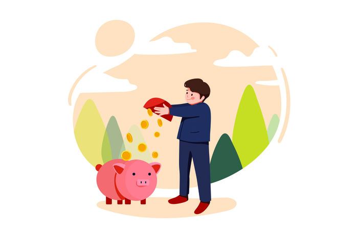 扁平化人物场景办公互联网等距ai矢量设计网页海报UI素材插画