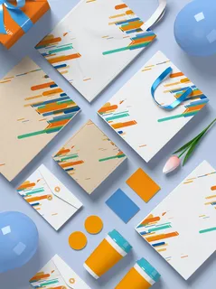 VI样机手提袋贴图包装logo样机