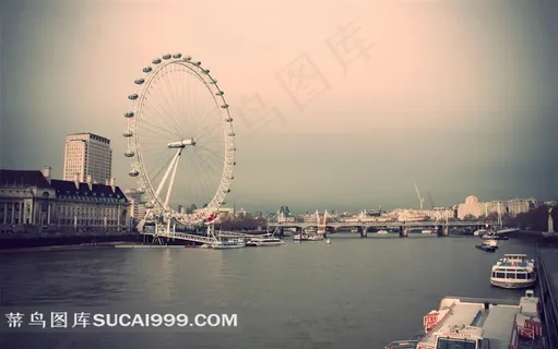 超大尺寸-英国伦敦眼摩天轮城市建筑高清壁纸素材 超大尺寸-英国伦敦眼摩天轮城市建筑高清壁纸素材