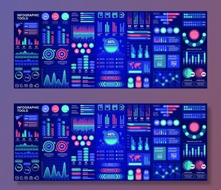 手机移动端整套APP交互UI界面套图作品集EPS矢量图设计素材