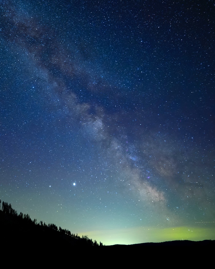 黑色星空摄影素材