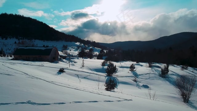 冬天, 空气, 自然, 景观, 雪, 寒冷的, 户外的
