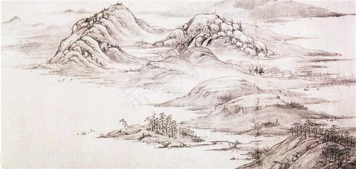 中国风界画且听寒响图b