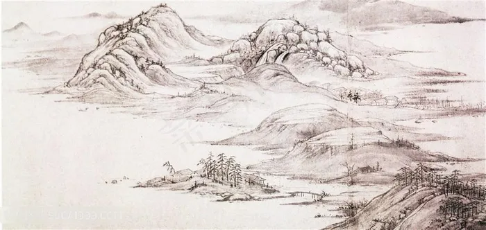 中国风界画且听寒响图b