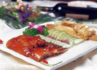 0911LCH-552烧鹅拼白切鸡