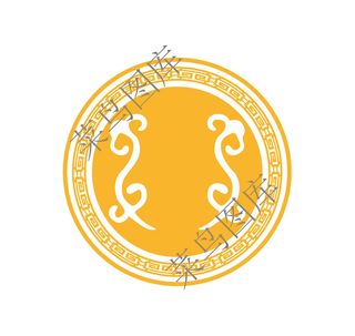 圆形纹路矢量图