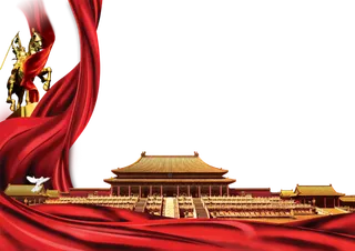 *建军节建党国庆节党建元素图片 卡通手绘PNG透明免扣PS素材