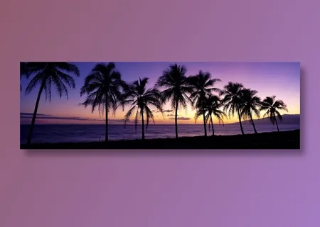 唯美黄昏海边图片