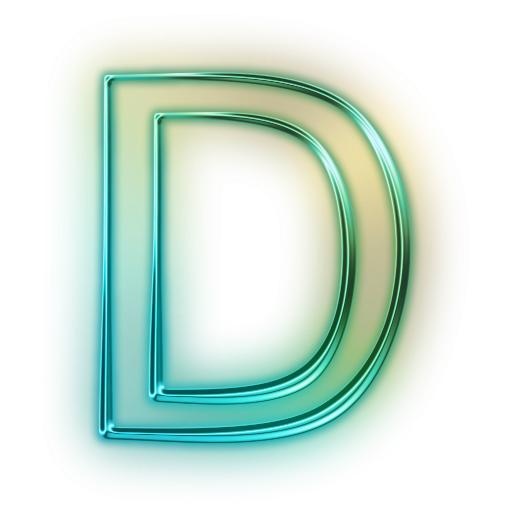 字母D PNG免抠(512x512)