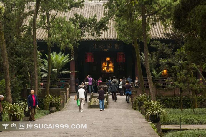 成都武侯祠旅游建筑园林景观