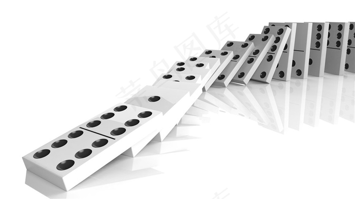 多诺米骨牌素材摄影图片