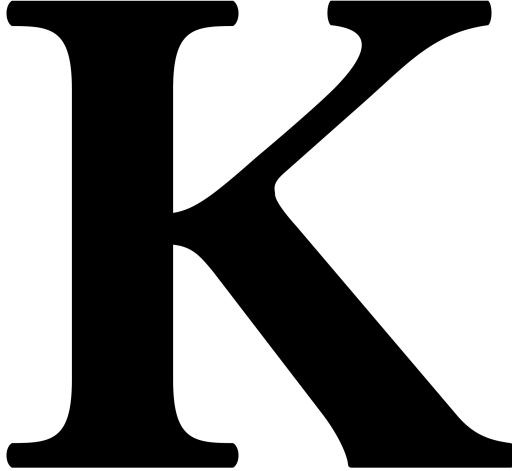 字母K PNG免抠(2000x1843)