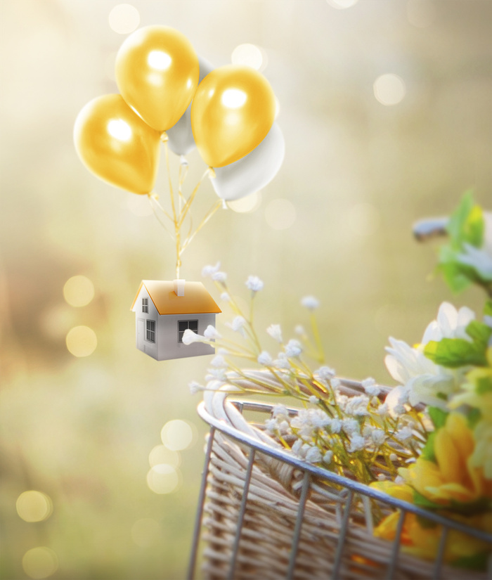 房地产创意海报PSD素材