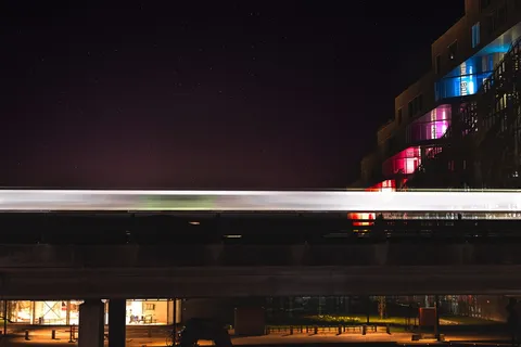 高清唯美城市夜景风景